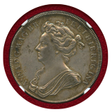 【SOLD】イギリス 1702年 銀メダル アン女王戴冠記念(コロネーションメダル)  MS62