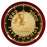イギリス 1999年 5ポンド 金貨 ミレニアム NGC PF69UC