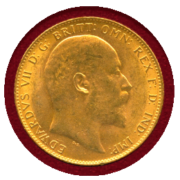 イギリス 1910年 ソブリン 金貨 エドワード7世