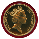 イギリス 1996年 5ポンド 金貨 エリザベス2世 St.George PCGS MS69