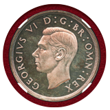 【SOLD】イギリス 1937年 クラウン 銀貨 ジョージ6世 PCGS PF66★
