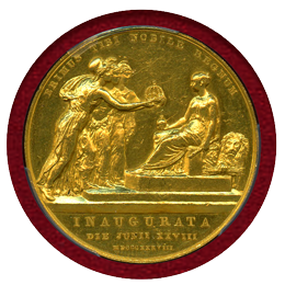【SOLD】イギリス 1838年 金メダル ヴィクトリア戴冠記念 PCGS SP62
