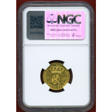 オランダ ホラント (1750) 7グルデン 金貨 リストライク NGC MS63