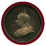 イギリス 1897年 銀メダル ヴィクトリア女王即位60周年記念 NGC MS63