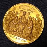 ドイツ 1880年 ケルン大聖堂完成記念 ブロンズギルトメダル
