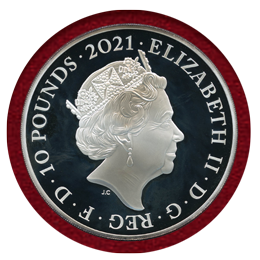イギリス 2021年 £10(5oz) 銀貨 エリザベス2世生誕95周年