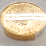 フランス 1979年 2フラン 金貨 ピエフォー 種を蒔く女神 PCGS SP69