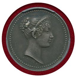 フランス 1813年 マリア・ルイーザ パリ造幣局訪問記念 銀メダル PCGS SP63