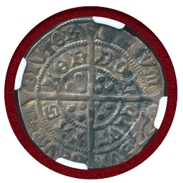 イギリス 1468-69年 グロート 銀貨 エドワード4世 NGC MS62