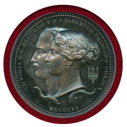 【SOLD】イギリス (1851) 銀メダル ロンドン万国博覧会記念 リストライク MS66