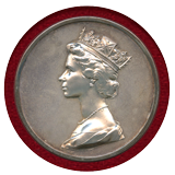  【SOLD】1977年 イギリス  エリザベス女王即位25周年記念 銀メダル