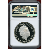 イギリス 2019年 ￡5 銀貨 ピエフォー ヴィクトリア生誕200年 PF70UC