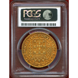ブラジル 1725M 20000レイス 金貨 ジョアン5世 PCGS AU50