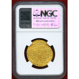 フランス (1364-80) フランカピエ 金貨 シャルル5世 NGC MS63