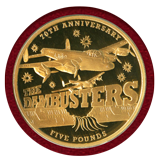 ガーンジー  2013年 5ポンド プルーフ 金貨 Dambusters70周年記念 発行10枚