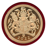 イギリス 2022年 ソブリン 金貨 ピエフォー エリザベス プラチナジュビリー PF70UC