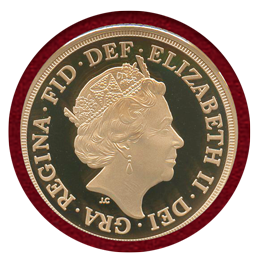 イギリス 2022年 ソブリン 金貨 ピエフォー エリザベス プラチナジュビリー PF70UC