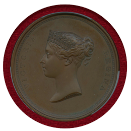 イギリス 1837年 銅メダル ヴィクトリア女王 ロンドンシティ訪問記念 SP65