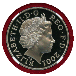 イギリス 2001年 5ポンド 銀貨 ヴィクトリア没後100年 NGC PF70UC