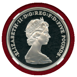 【SOLD】イギリス 2013年 5ポンド 銀貨 エリザベス2世戴冠60年記念 NGC PF70UC