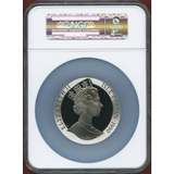 マン島 1990年 5クラウン銀貨 ペニーブラック切手150周年記念 NGC GEM PROOF