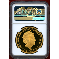 イギリス 2020年 ￡200(2オンス) 金貨 James Bond 007 NGC PF70UC