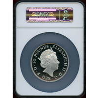 イギリス 2016年 10ポンド 銀貨 ブリタニア NGC PF70UC ER