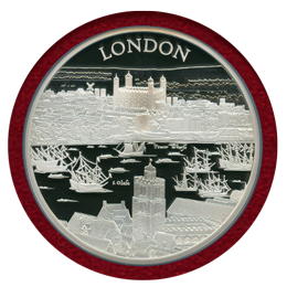 【SOLD】イギリス 2022年 ￡10銀貨 ロンドン景観  NGC PF70UC