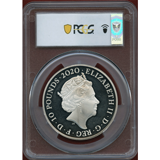 イギリス 2020年 10ポンド(5oz) 銀貨 QUEEN PCGS PR64DCAM