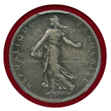 フランス 1898年 2フラン 銀貨 種を蒔く女神 PCGS PR58Matte