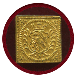 ドイツ 1700GFN 1/4 ラムダカット 金貨 神の子羊 クリッペ NGC MS62