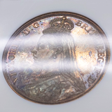 イギリス 1887年 クラウン銀貨 PROOF ヴィクトリア ジュビリーヘッド NGC PF62