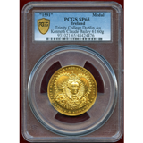 アイルランド (1591) 金メダル エリザベス1世 トリニティカレッジ PCGS SP65