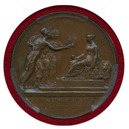 イギリス 1838年 銅メダル ヴィクトリア戴冠記念 PCGS SP64