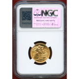 イギリス 1963年 ソブリン 金貨 エリザベス2世 NGC MS65