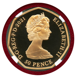 イギリス 2021年 プルーフ金貨 5枚セット NGC PF70UC FR