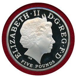 イギリス 2013年 5ポンド 銀貨 聖ジョージの竜退治