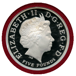 イギリス 2013年 5ポンド 銀貨 ピエフォー ジョージ王子洗礼記念 NGC PF70UC
