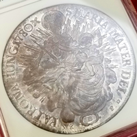 ハンガリー 1780B ターラー 銀貨 マドンナ ANACS MS62