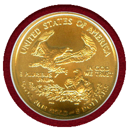 アメリカ 2006W $5 金貨 イーグル NGC MS70