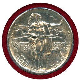 アメリカ 1937D 50セント 銀貨 オレゴン街道記念 PCGS MS65