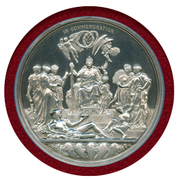 【SOLD】イギリス 1887年 銀メダル ヴィクトリア女王即位50周年記念 MS64