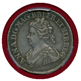 【SOLD】イギリス 1707年 銀メダル アン女王 PCGS SP53