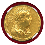 【SOLD】プトレマイオス朝 紀元前246-222 オクタドラクマ 金貨 プトレマイオス3世 AU