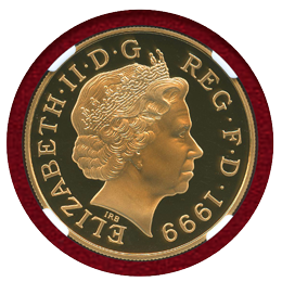 【SOLD】イギリス 1999年 5ポンド 金貨 ダイアナ妃追悼 NGC PF69UC