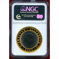 ジブラルタル 2000年 クラウン バイメタル貨 ペニーポスト160周年記念 NGC PF69UC