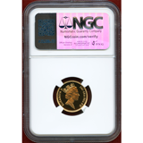 イギリス 1985年 1/2ソブリン 金貨 エリザベス2世 NGC PF69UC