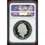 イギリス 2017年 £5 銀貨 ピエフォー サファイアジュビリー NGC PF70UC FS