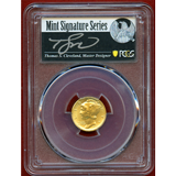 【SOLD】アメリカ 2016W 10セント金貨 マーキュリーダイム SP70 FS