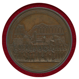 フランス 1793-Dated 銅メダル ルイ16世&マリーアントワネット NGC MS64BN